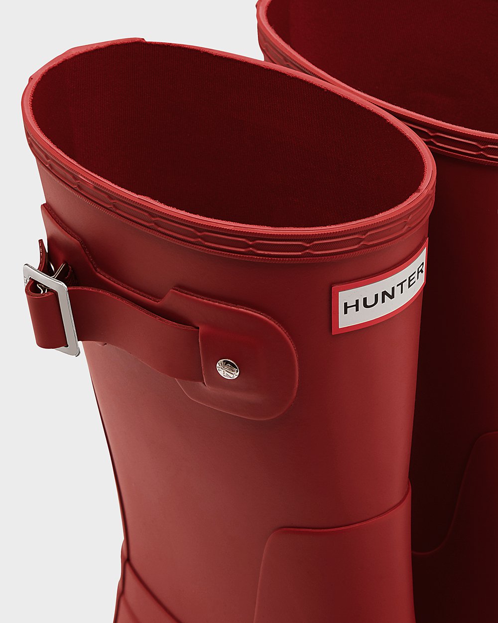 Men Hunter Original | Short Rain Boots Red | NZ-51402-TGMF